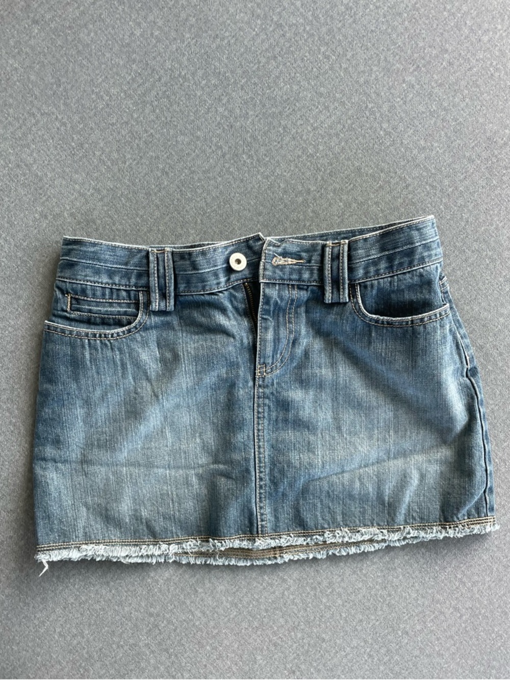 Old Navy Fringe Denim Skirt | Size 4